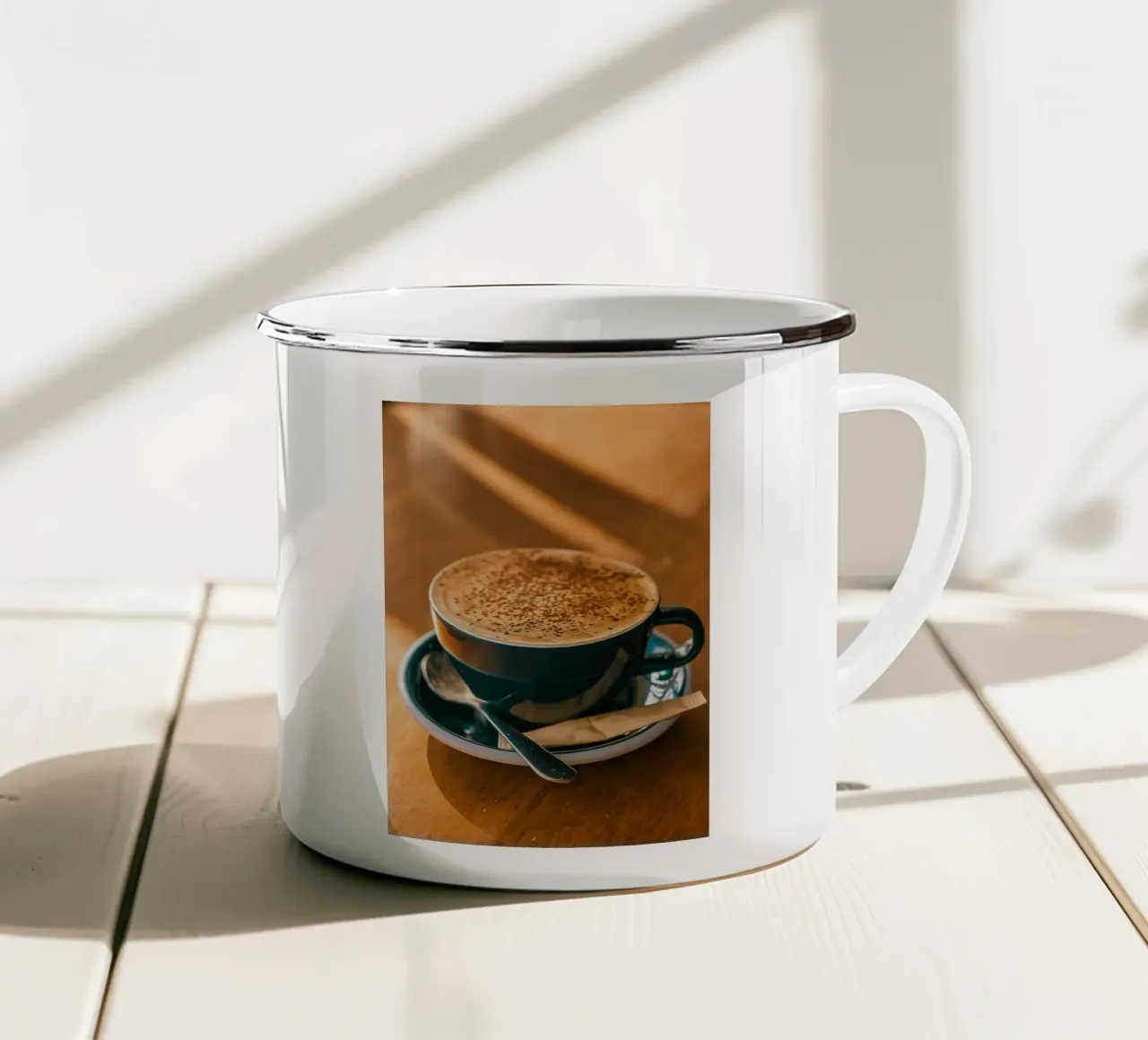 caffè al coffeeshop tazza in smalto da tamarind