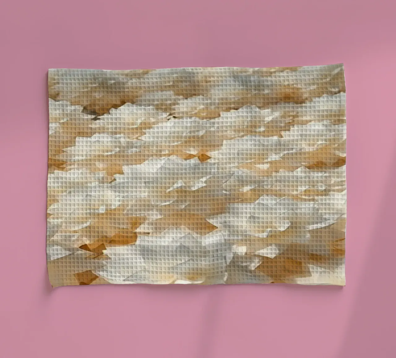 Dalie bianche luminescenti: Un campo di carta canovaccio da cucina da Artistic-shop