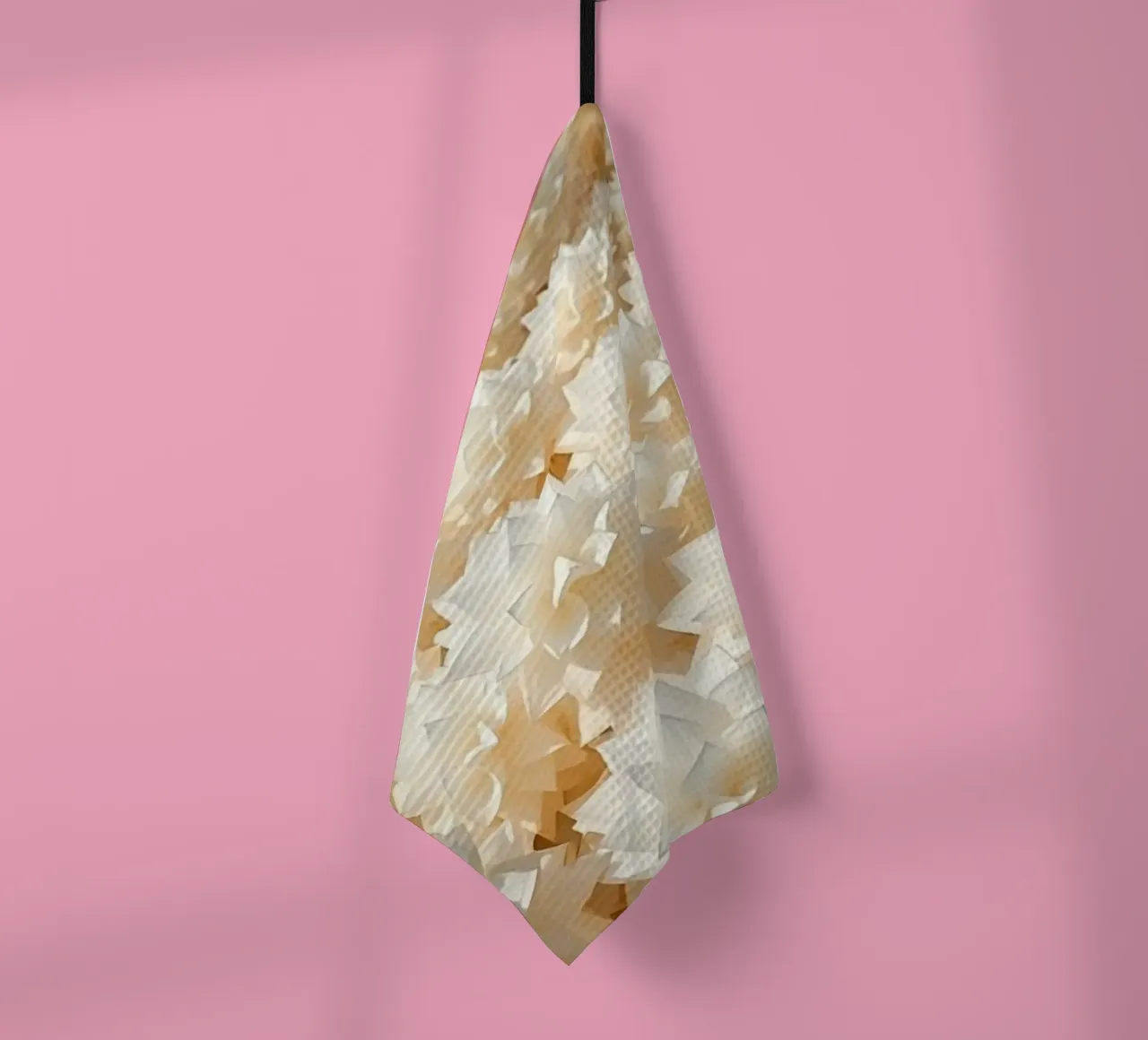 Dalie bianche luminescenti: Un campo di carta canovaccio da cucina da Artistic-shop