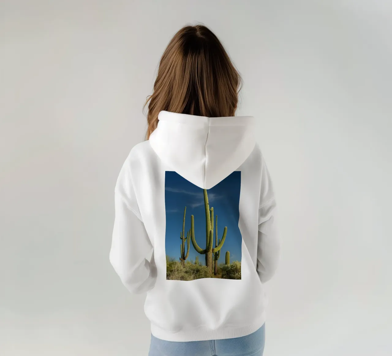 alberi di cactus felpa con cappuccio da tamarind
