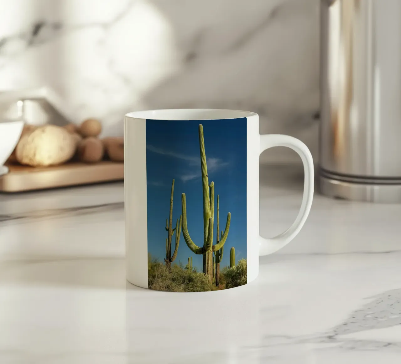 alberi di cactus tazza in ceramica da tamarind