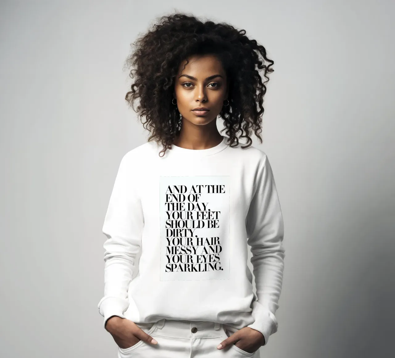 At The End Of The Day Your Feet Should Be sweatshirt by Honeymoon Hotel