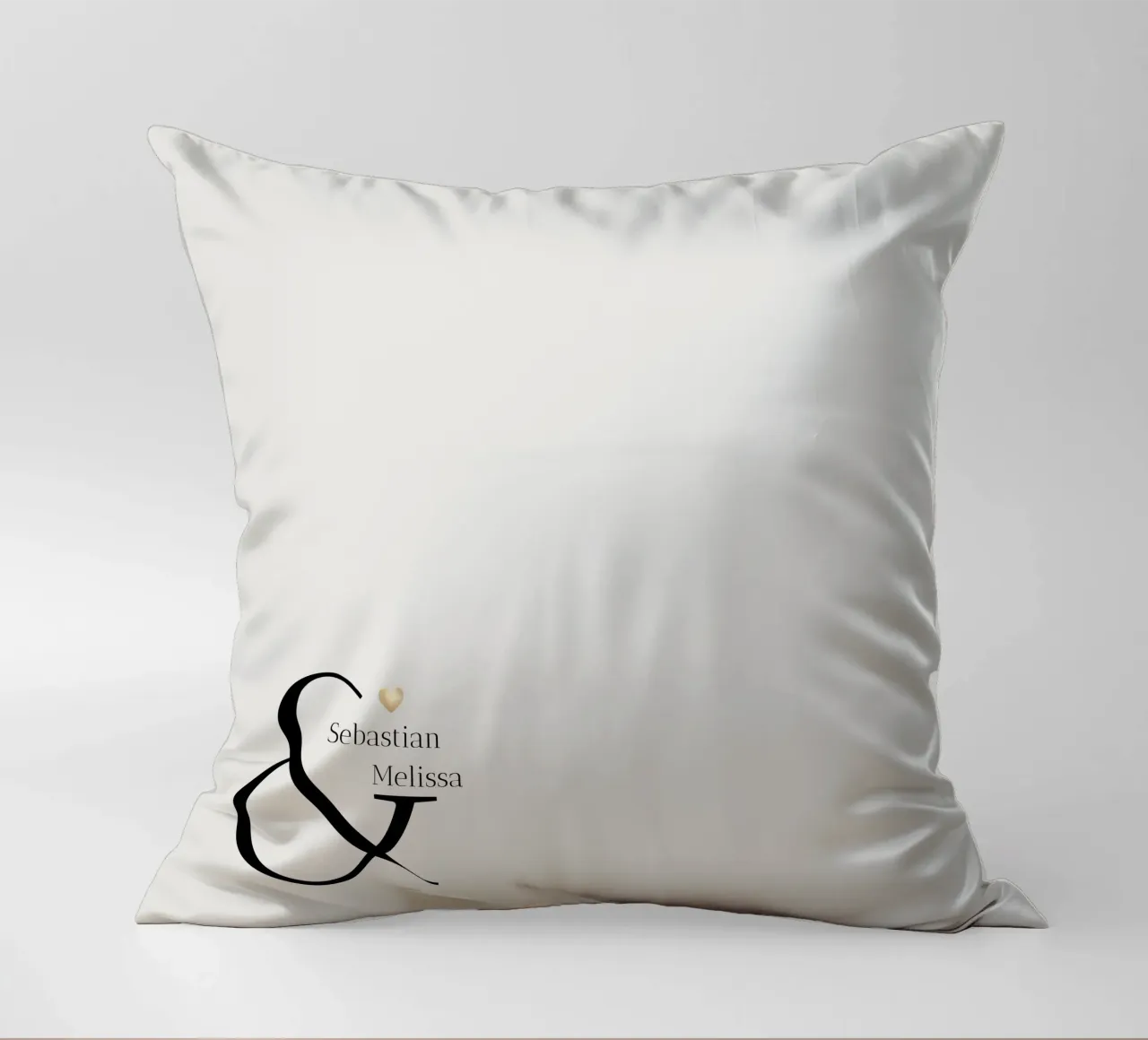 Individuelles Design für Name und Datum Kissen von Imaginative