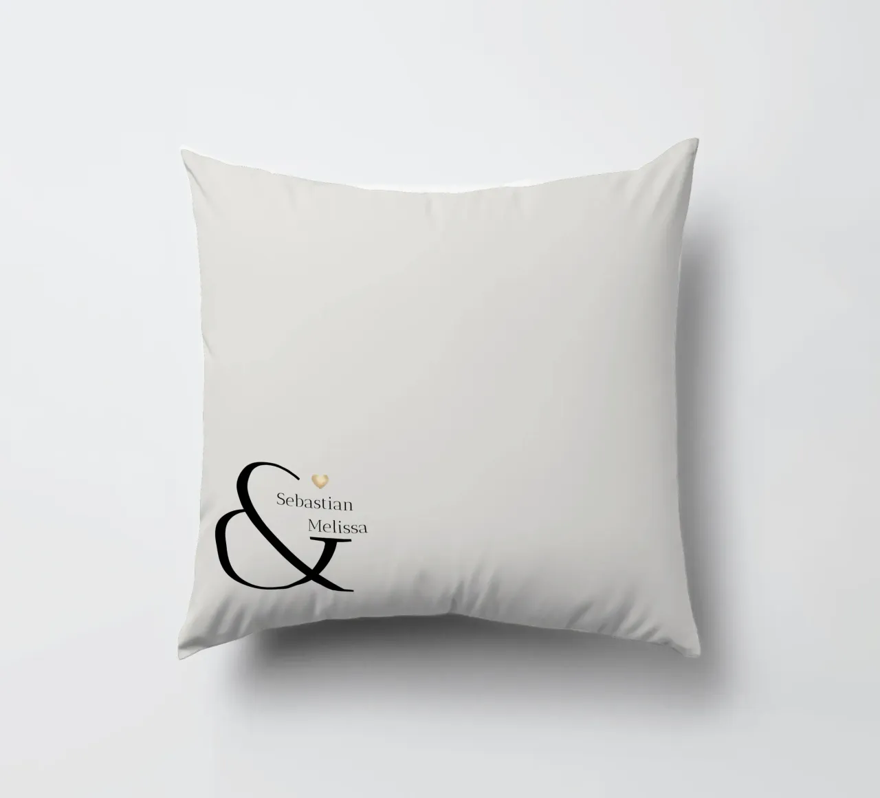 Individuelles Design für Name und Datum Kissen von Imaginative