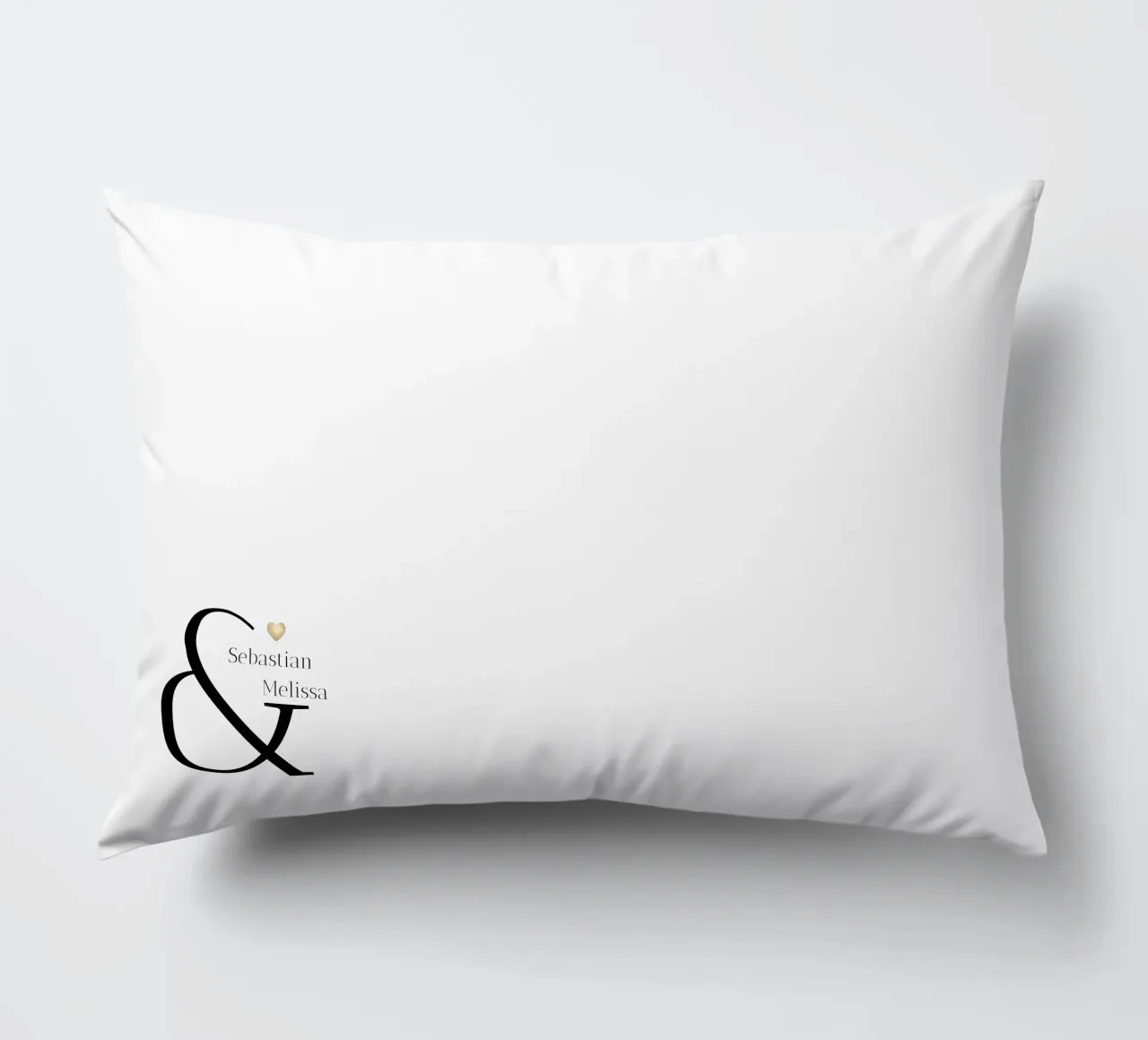 Individuelles Design für Name und Datum Kissen von Imaginative