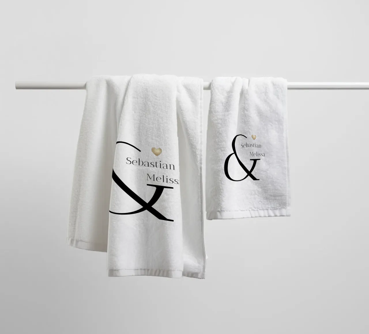 Nome e data personalizzati asciugamano da bagno da Imaginative