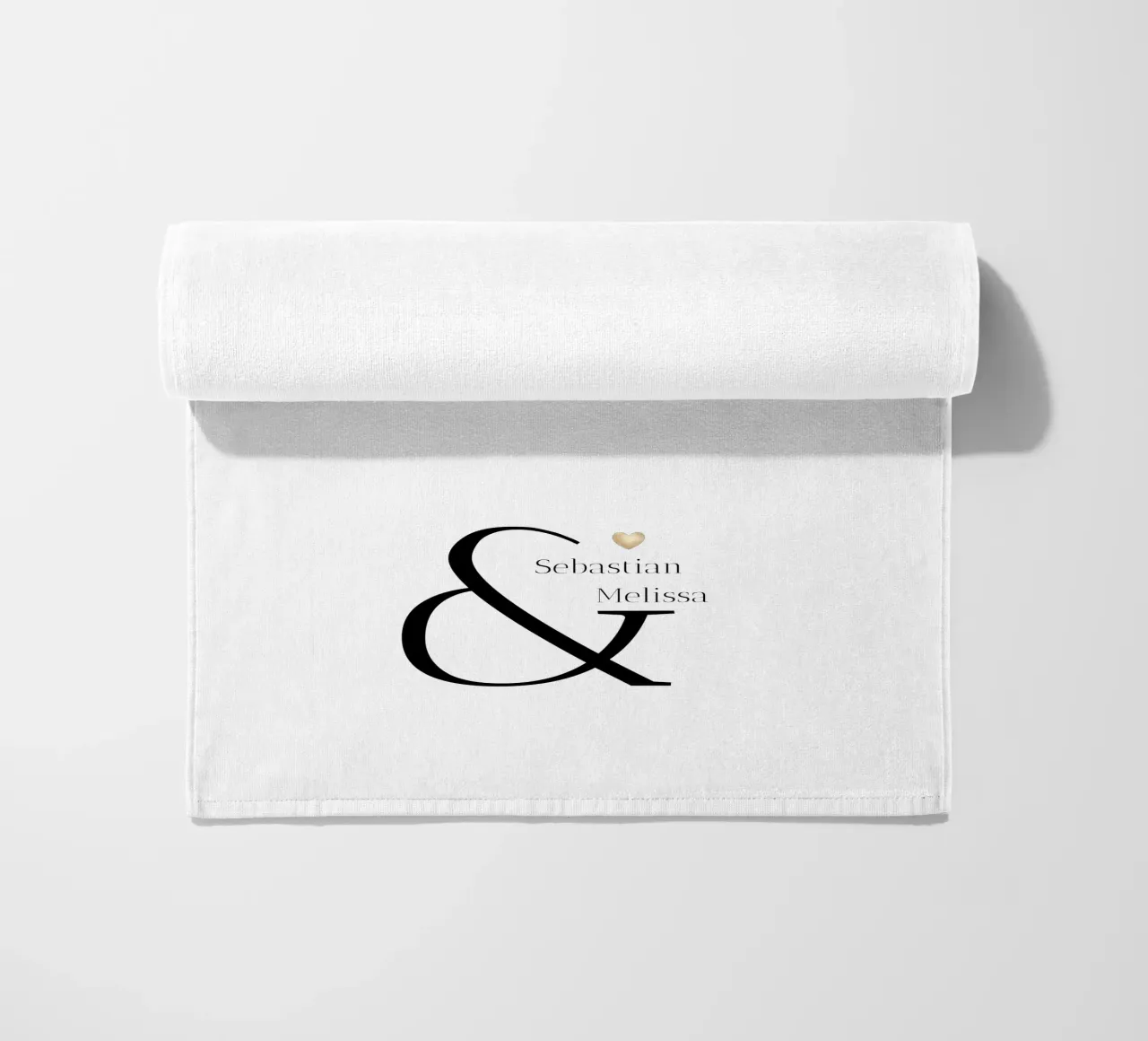 Custom Name and Date Design beach towel by Imaginative