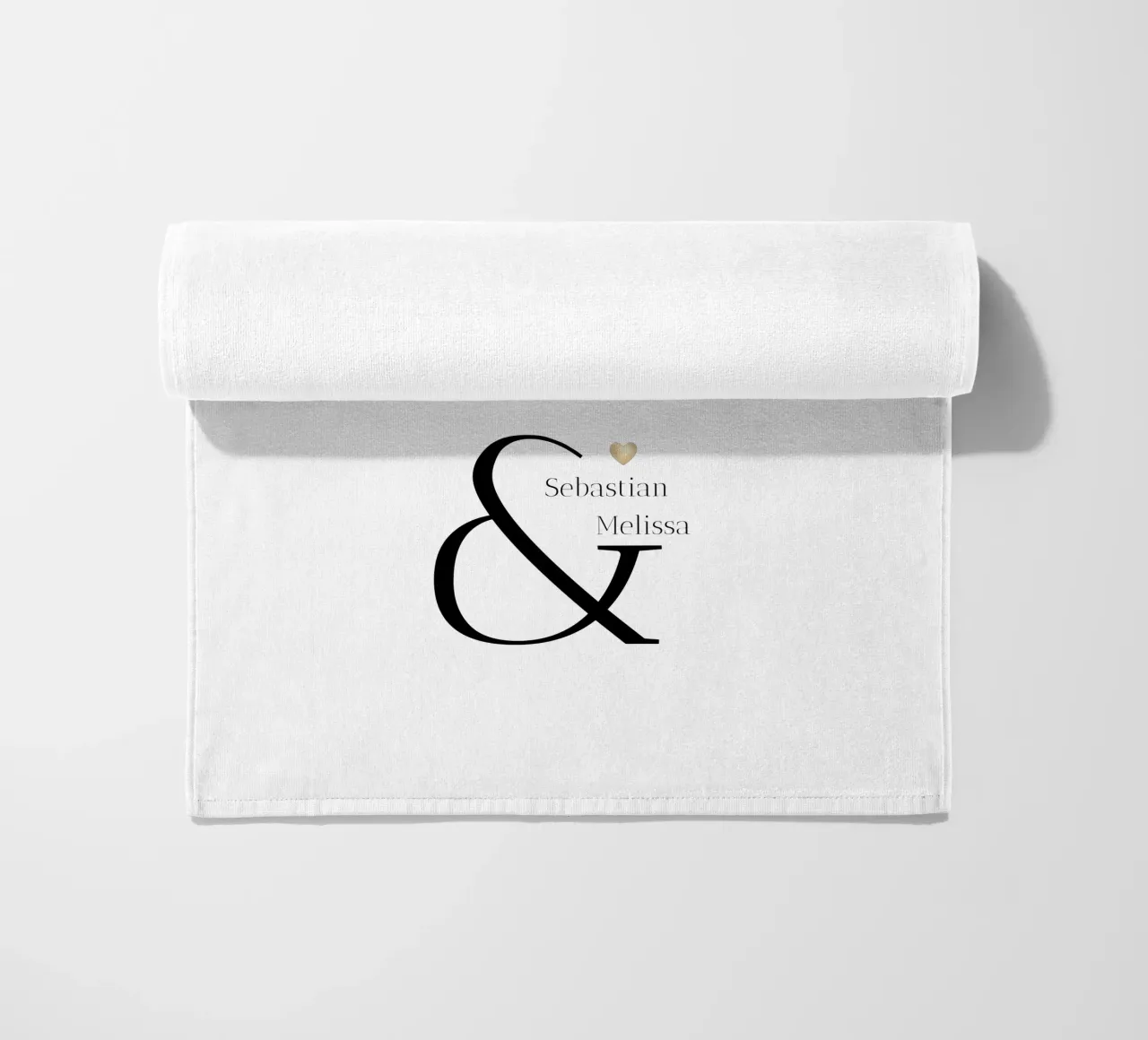 Custom Name and Date Design beach towel by Imaginative