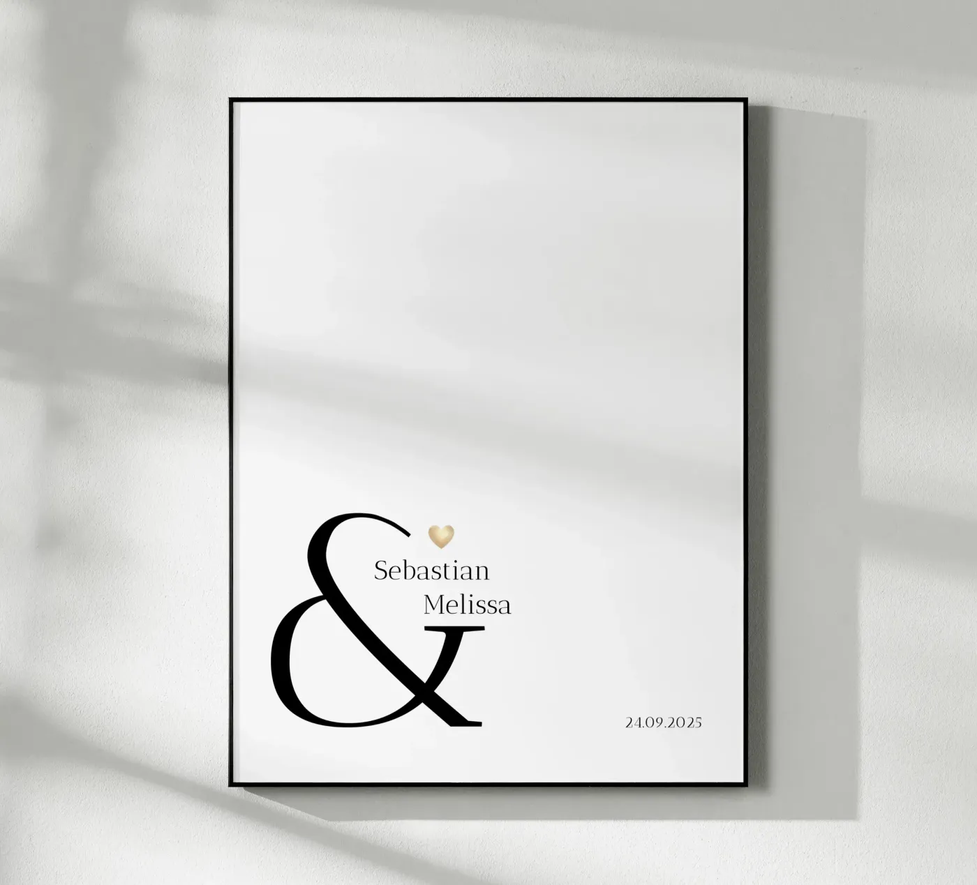 Nome e data personalizzati plexiglass da Imaginative