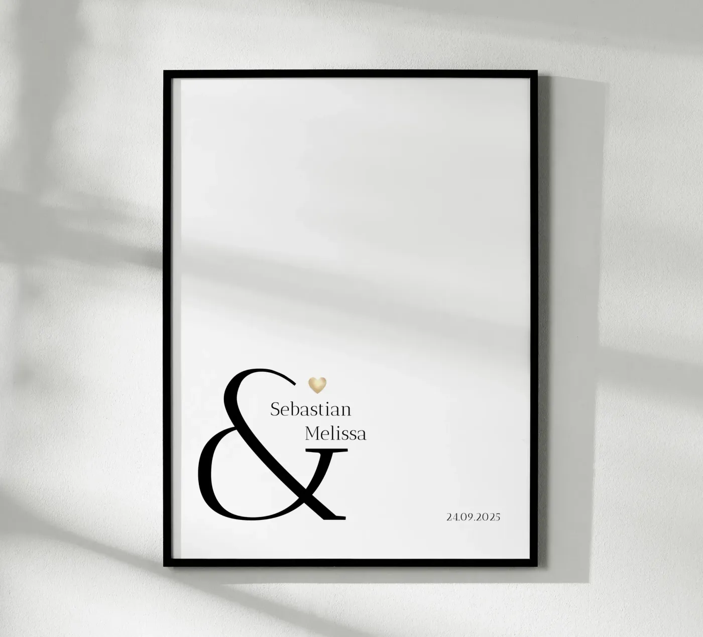 Nome e data personalizzati poster da Imaginative
