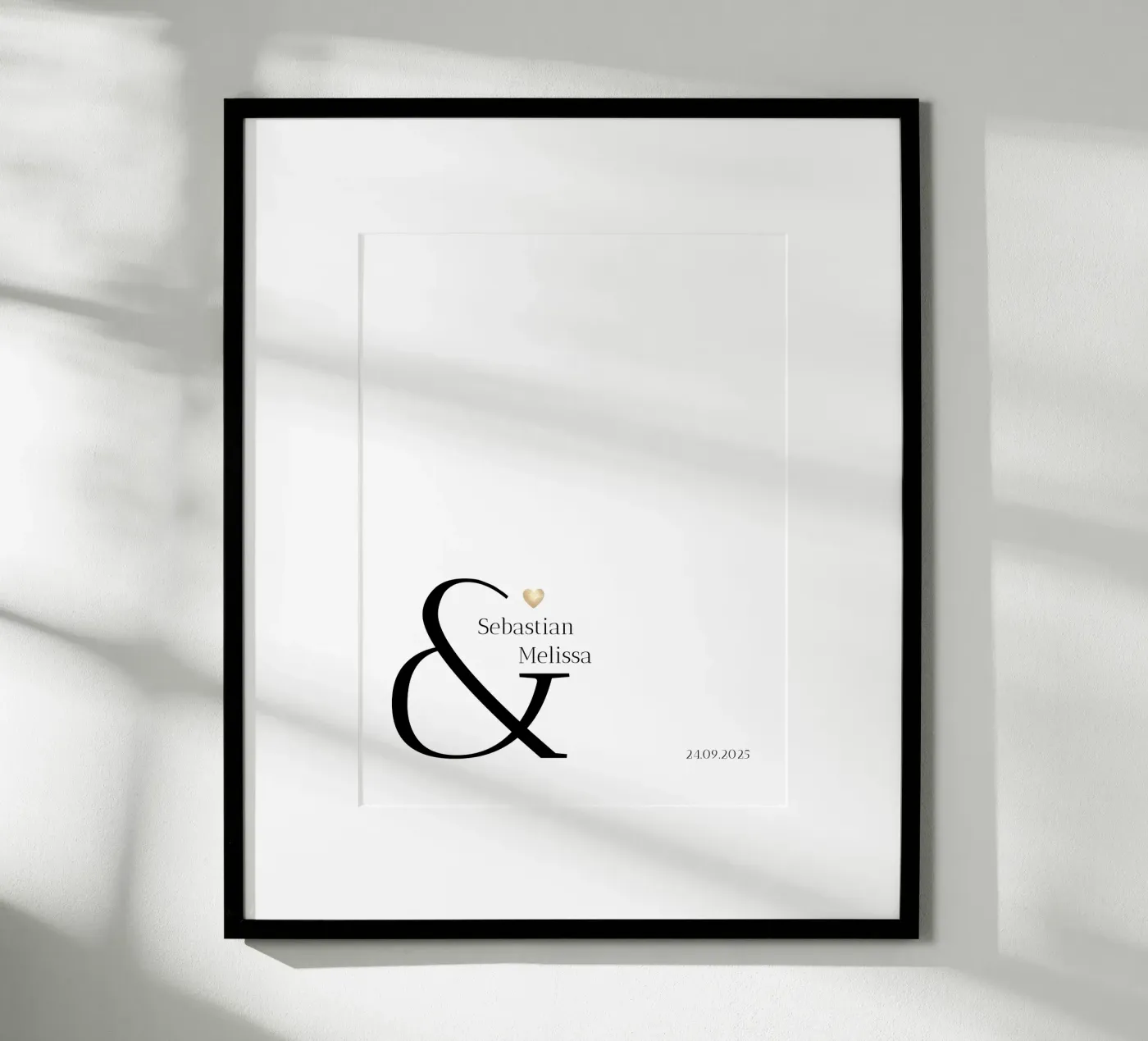 Nome e data personalizzati poster da Imaginative