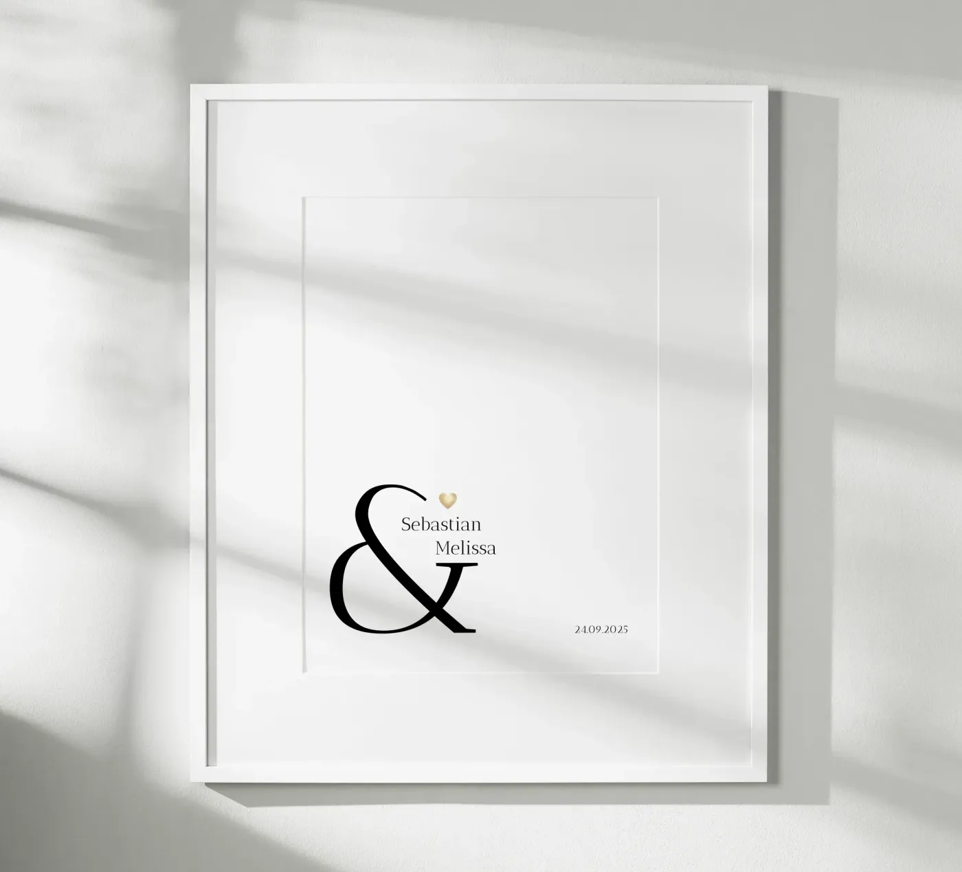 Nome e data personalizzati poster da Imaginative