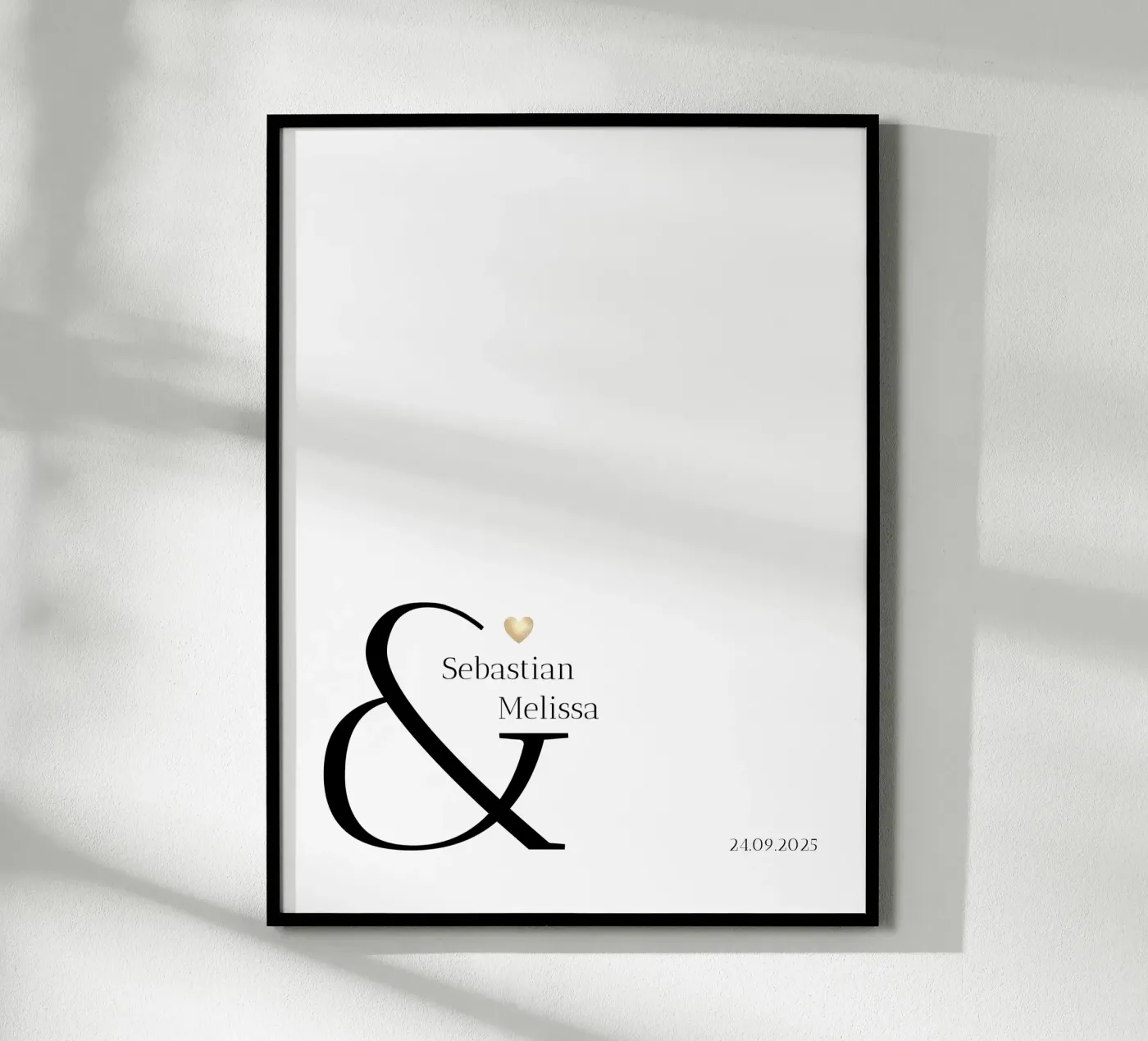 Nome e data personalizzati poster da Imaginative