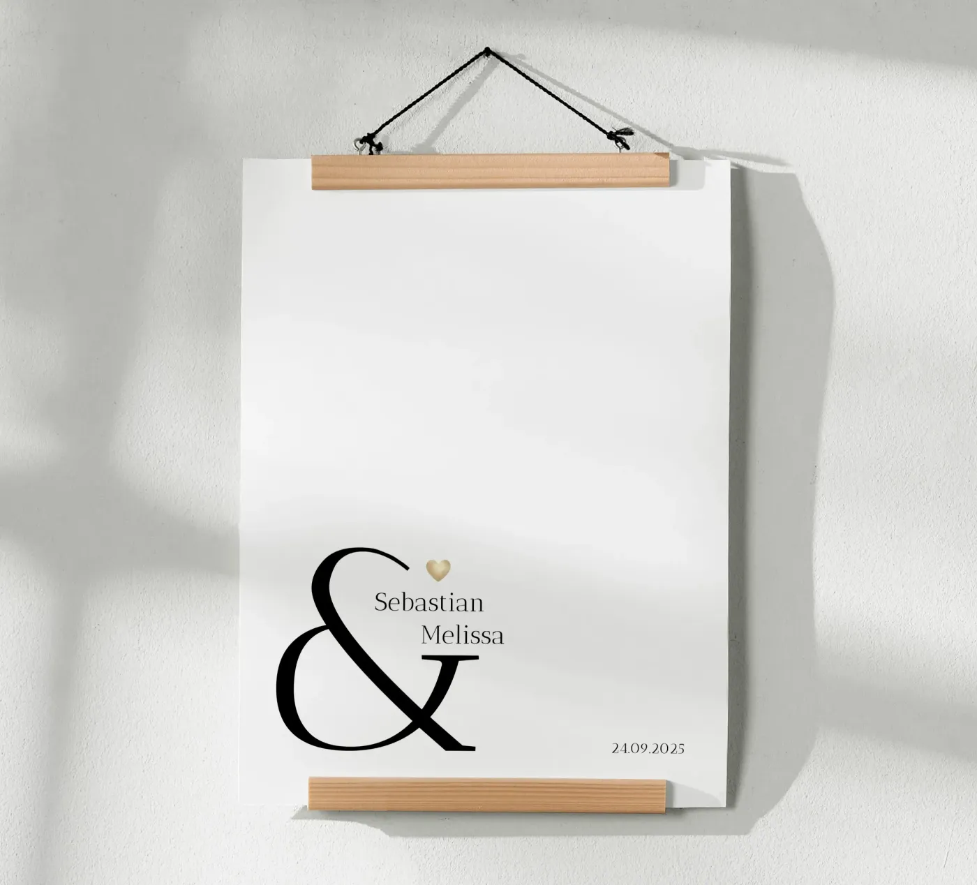 Nome e data personalizzati poster da Imaginative