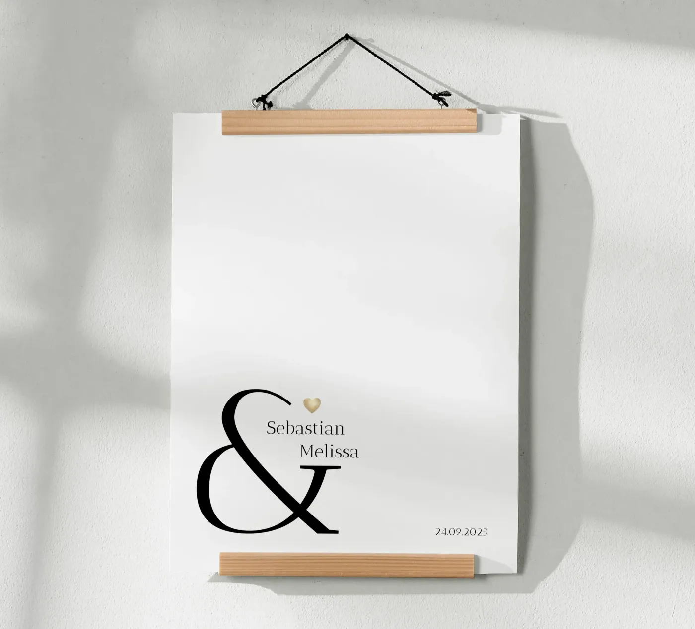 Nome e data personalizzati poster da Imaginative