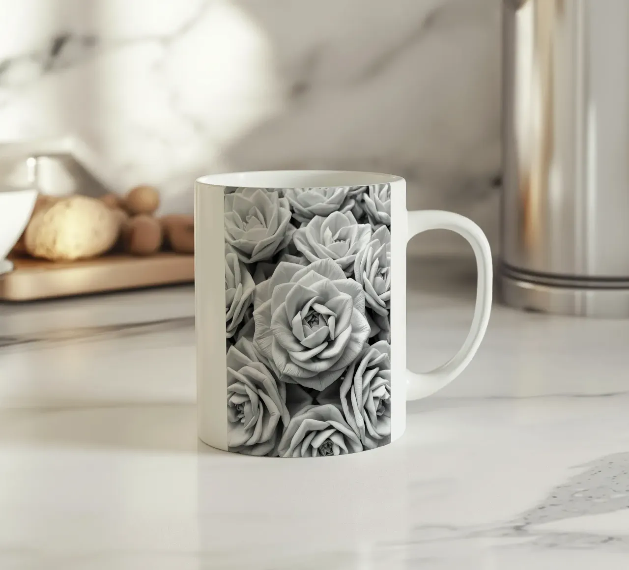 Opulenza monocromatica tazza in ceramica da Artistic-shop