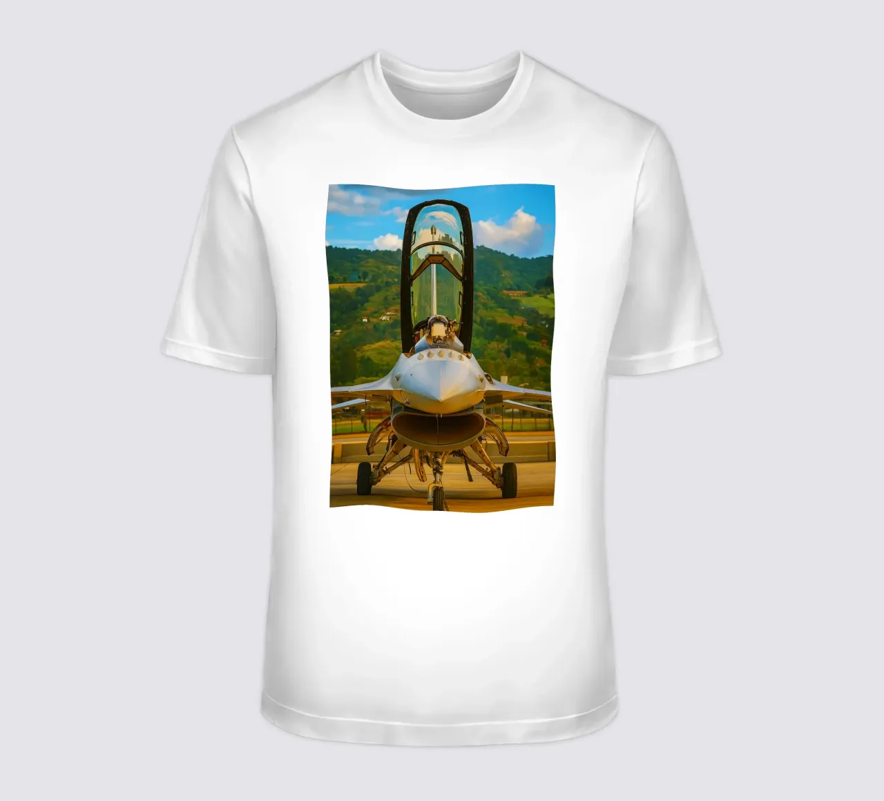 aereo f16 da combattimento t-shirt da tamarind
