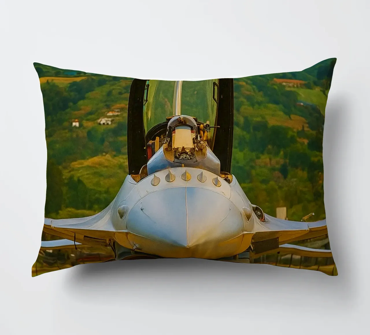 aereo f16 da combattimento cuscino da tamarind