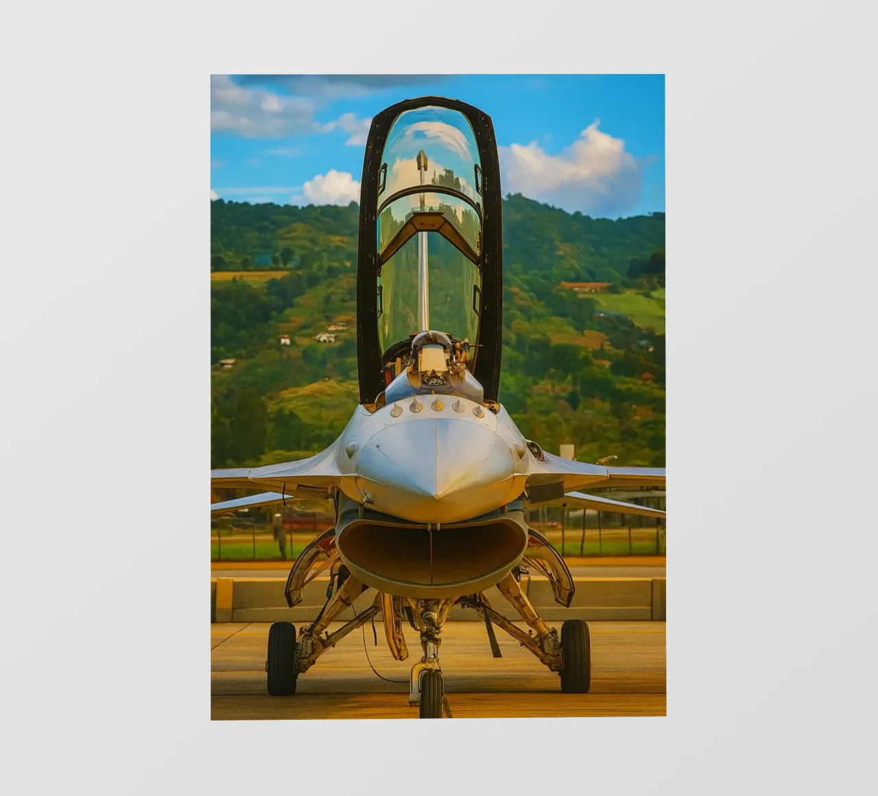 aereo f16 da combattimento telo in pvc da tamarind