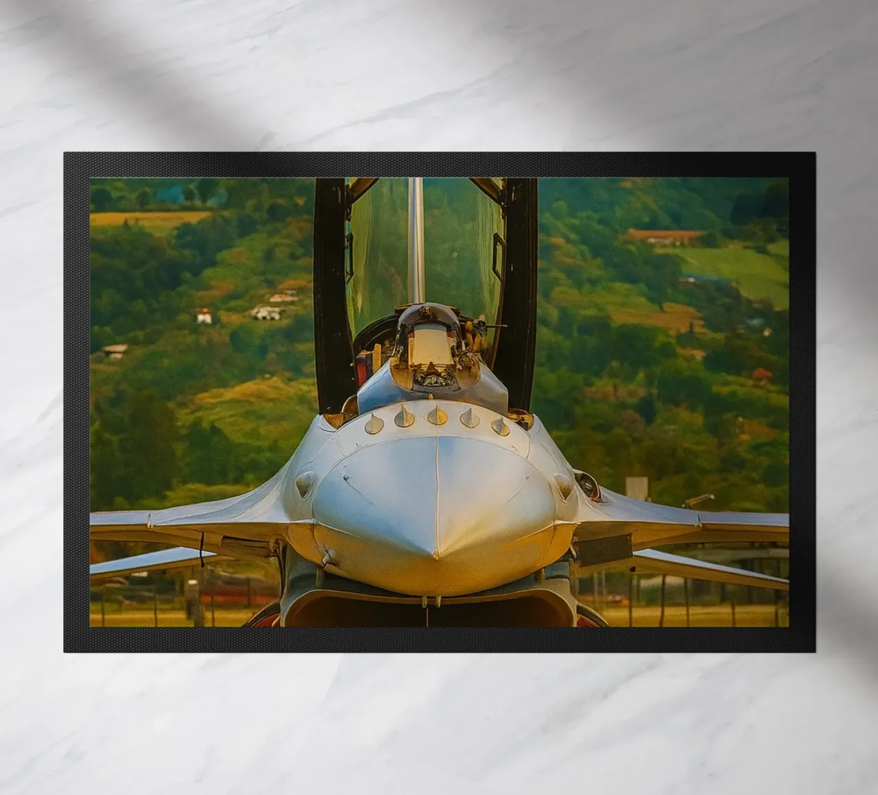 aereo f16 da combattimento zerbino da tamarind
