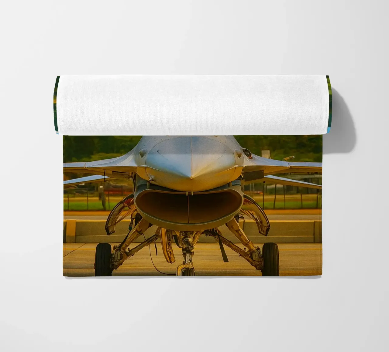 aereo f16 da combattimento telo mare da tamarind