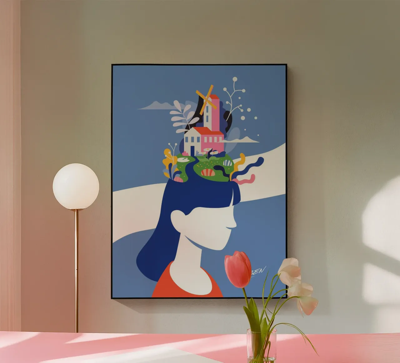 Imagi Nation plexiglass da Tamsen Design