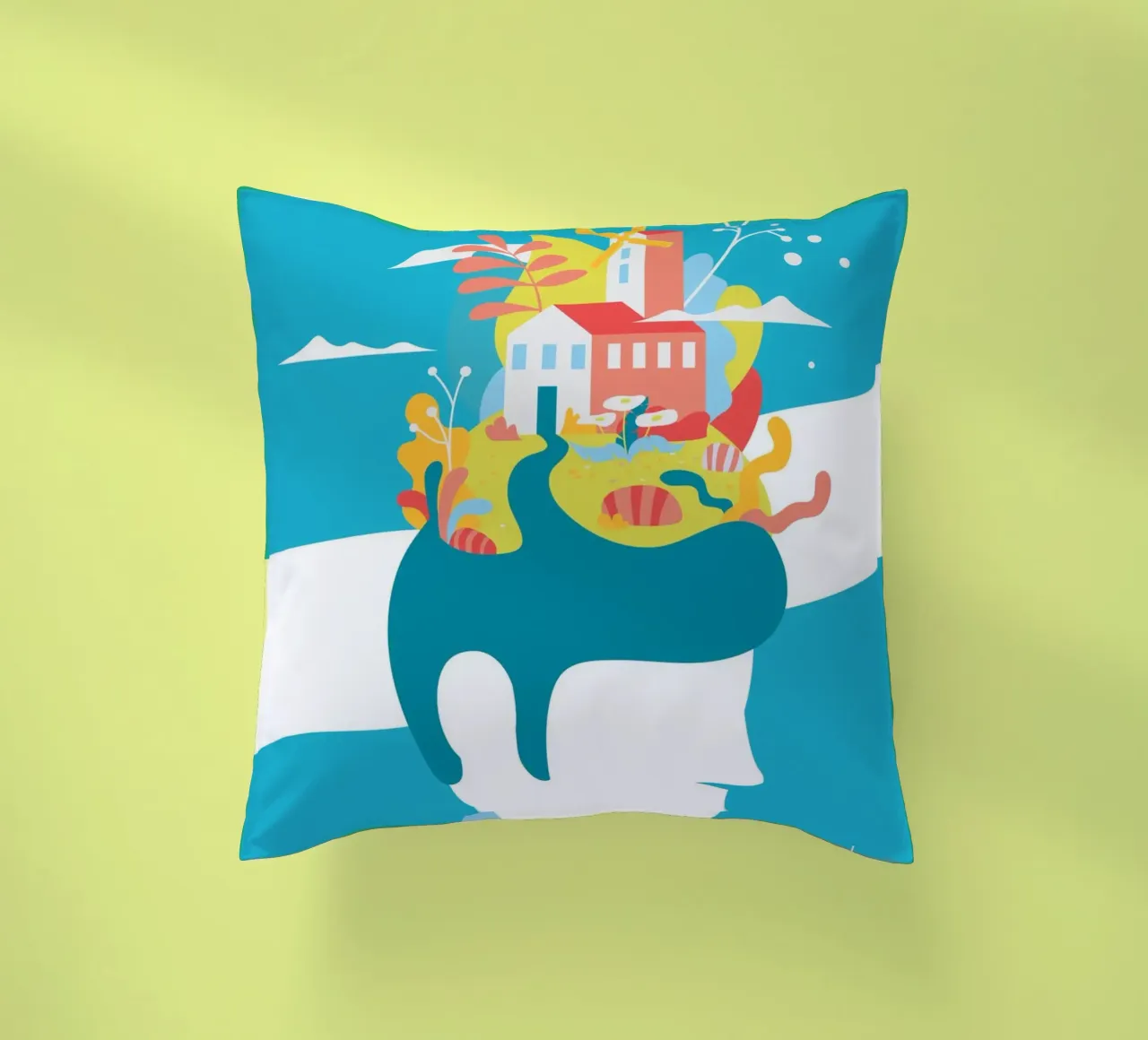 Inner World cuscino da Tamsen Design