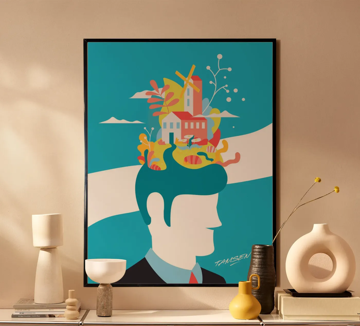 Inner World poster da Tamsen Design