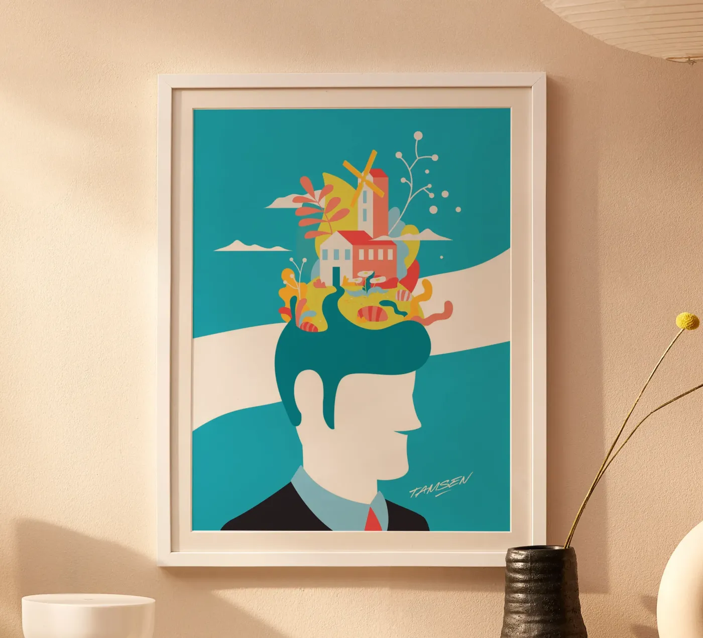 Inner World poster da Tamsen Design