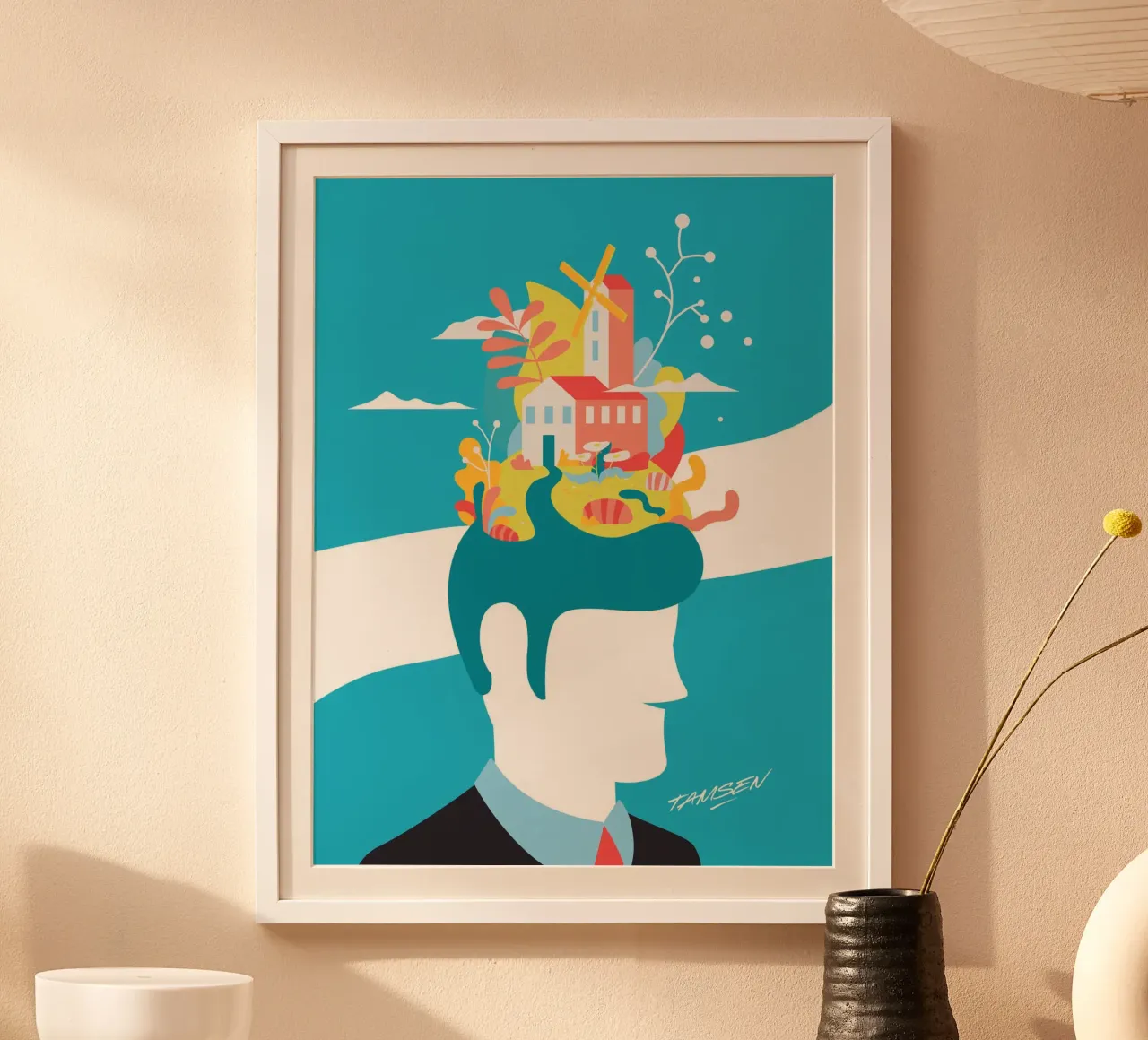 Inner World poster da Tamsen Design