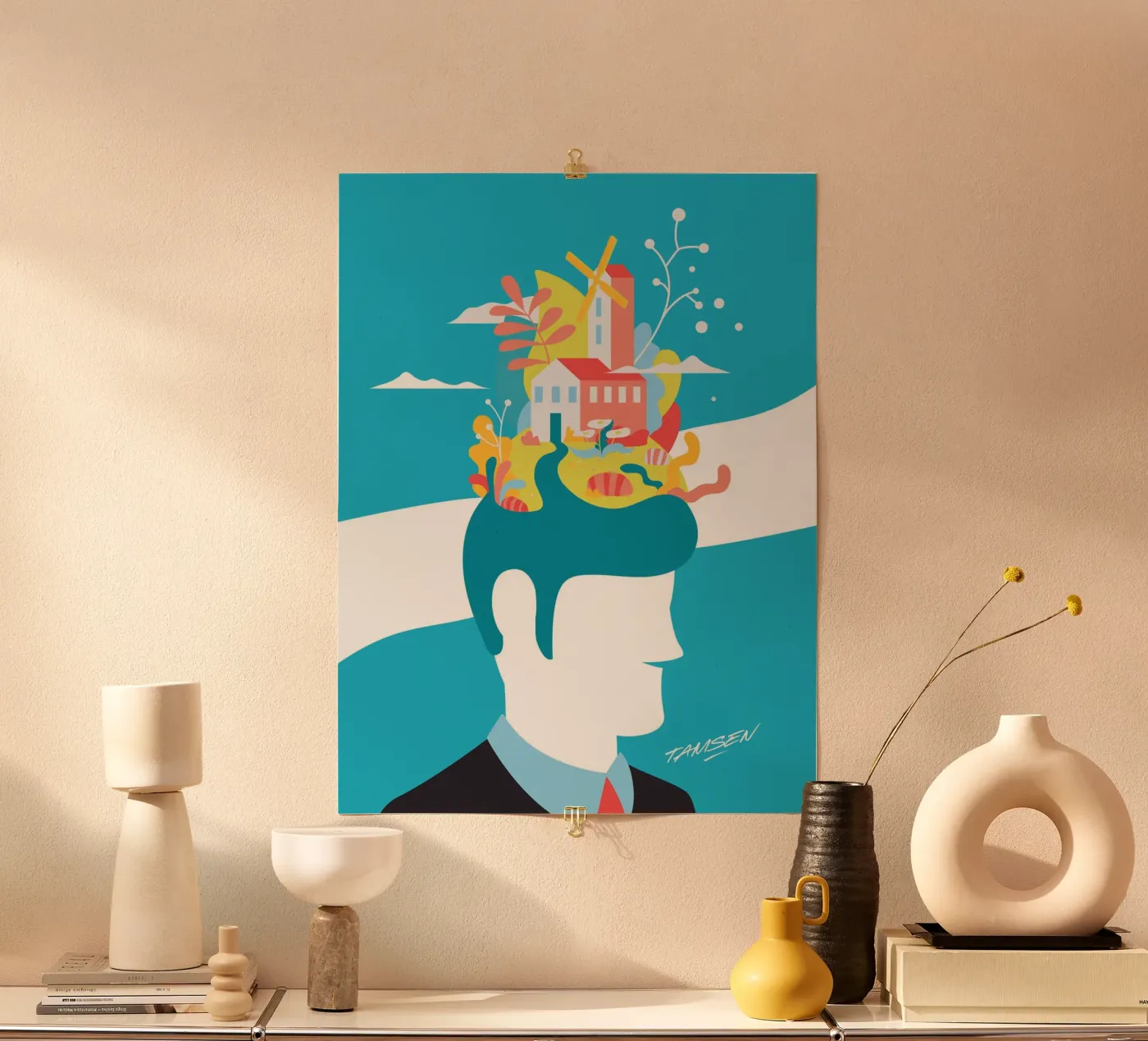 Inner World poster da Tamsen Design