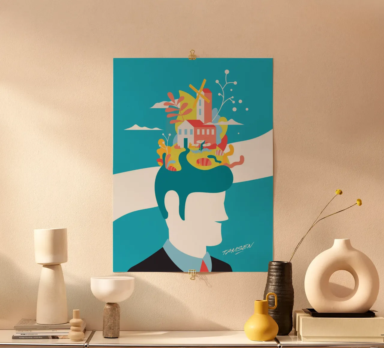 Inner World poster da Tamsen Design