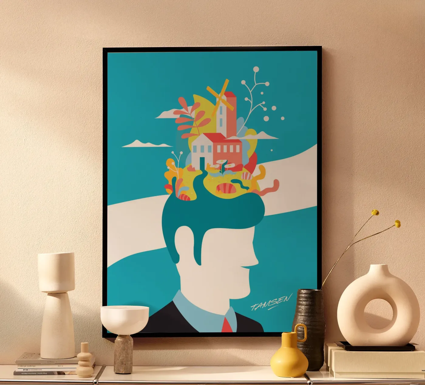 Inner World poster da Tamsen Design