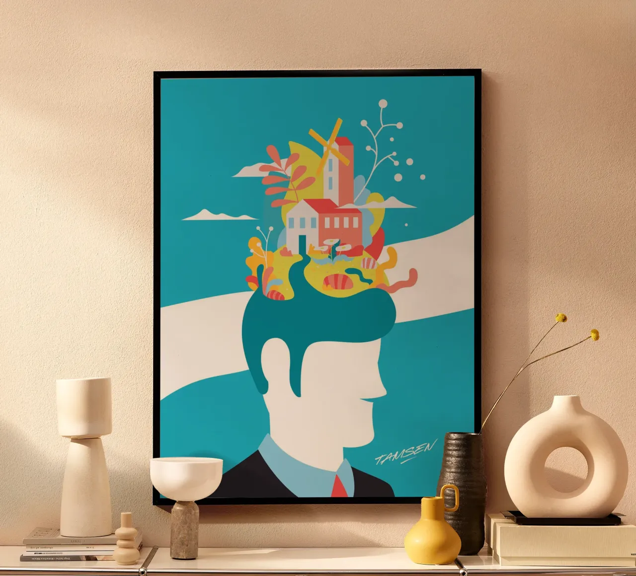 Inner World poster da Tamsen Design