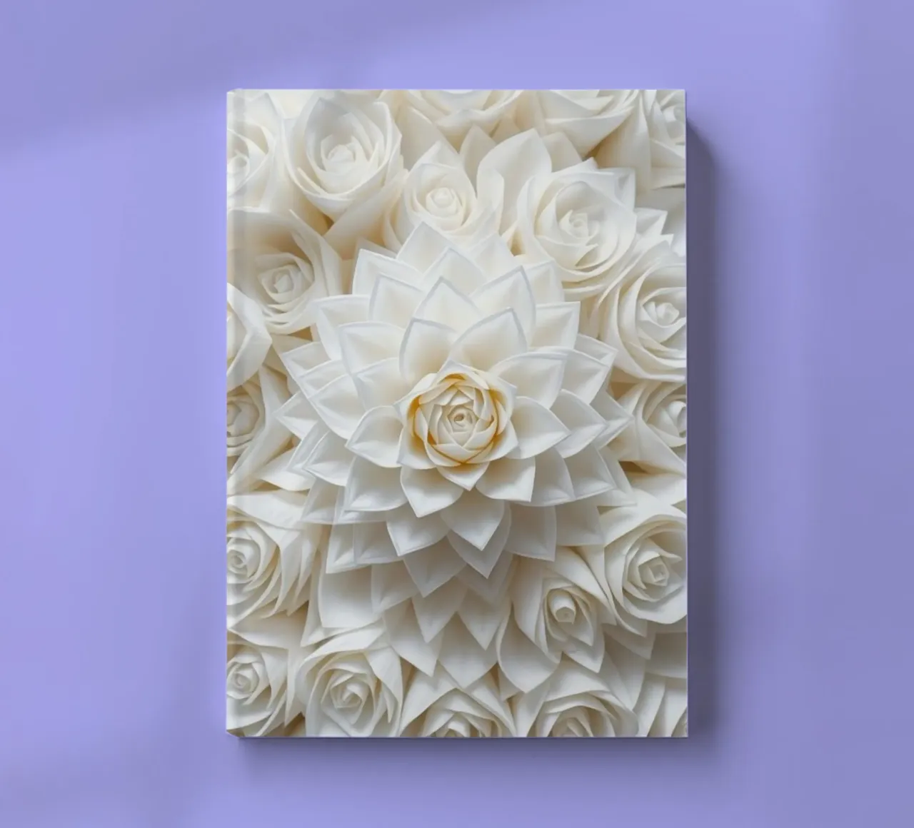 Rose bianche serene: Una composizione floreale delicata e senza tempo diario da Artistic-shop