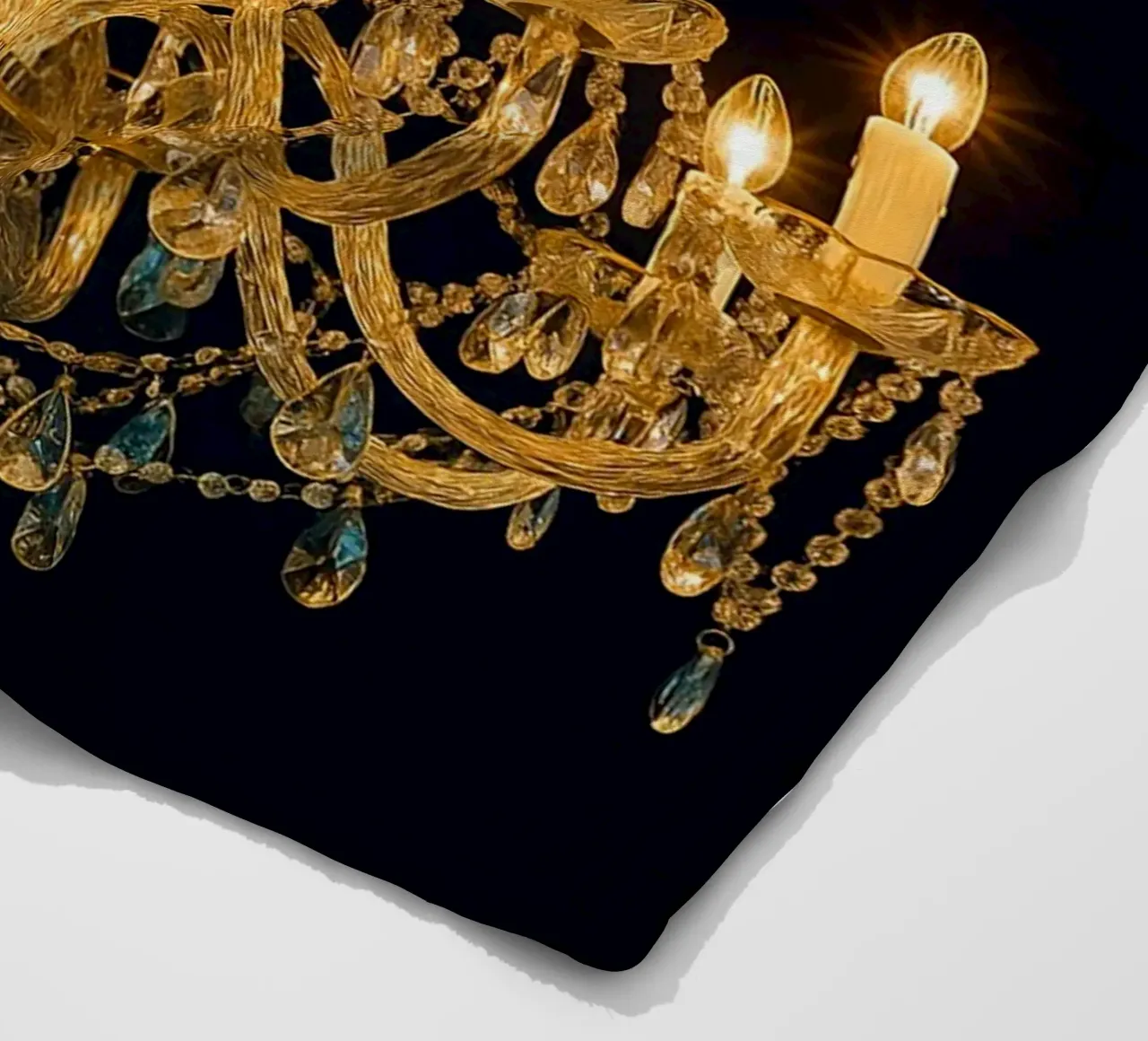 lampada a sospensione di lusso coperta in pile da tamarind