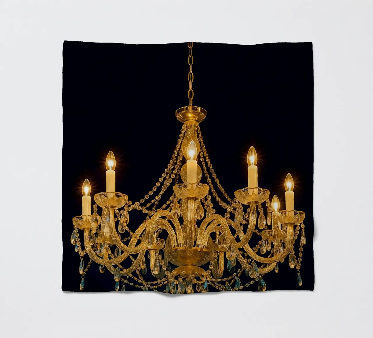 lampada a sospensione di lusso coperta in pile da tamarind
