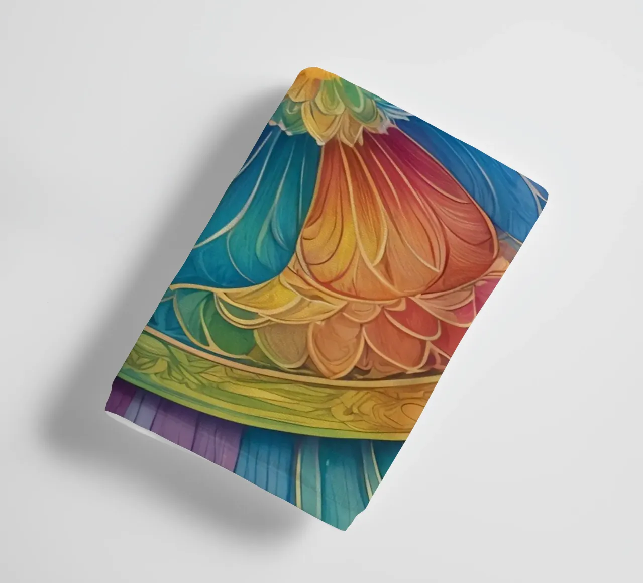 Abstract Regenboog Mandala Ontwerp badhanddoek van DesignDoodle