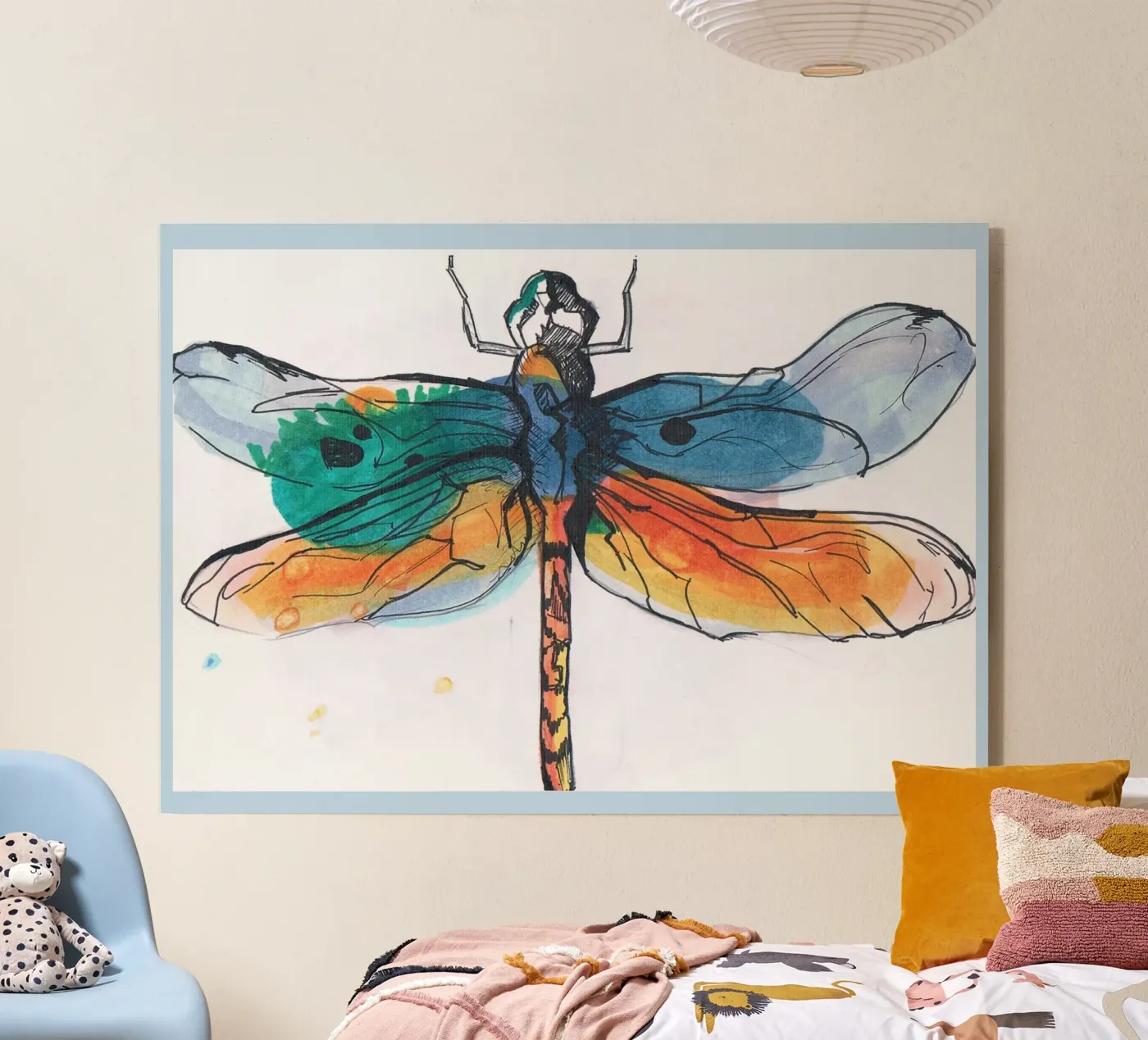 Libellei plexiglas de sini-bini