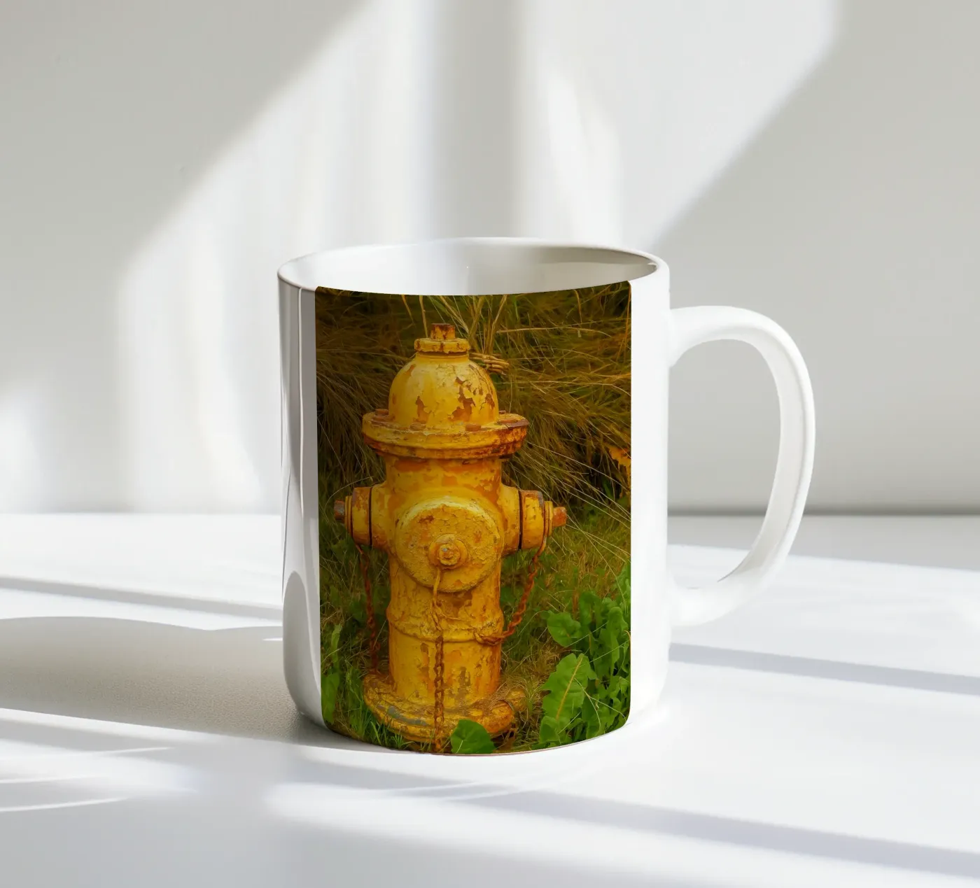 old rusty hydrant ceramic mug by tamarind