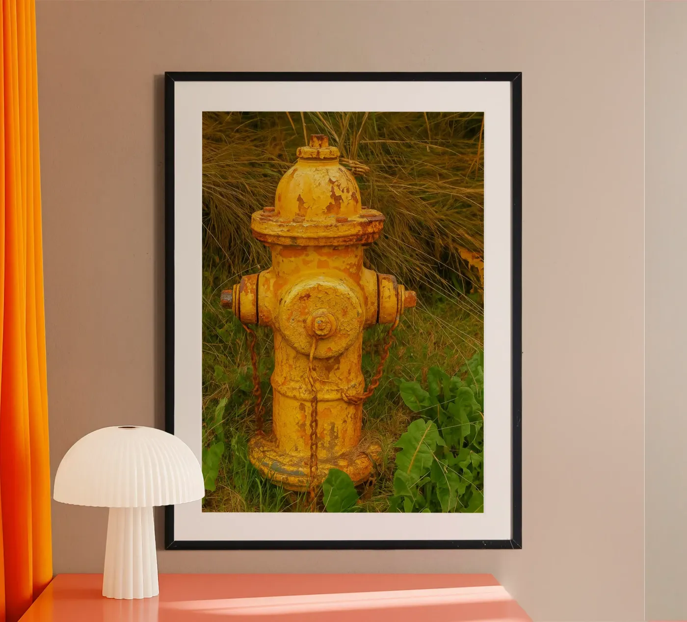 old rusty hydrant poster by tamarind