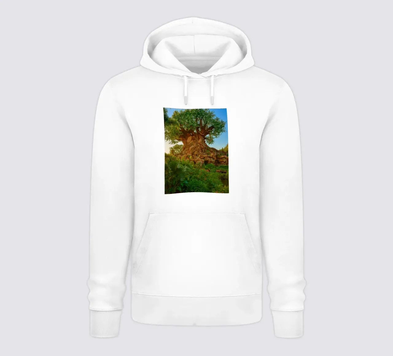 vecchio albero nella foresta felpa con cappuccio da tamarind