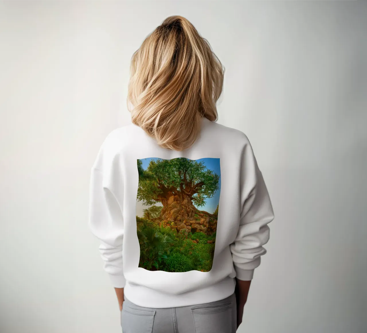 vecchio albero nella foresta felpa da tamarind