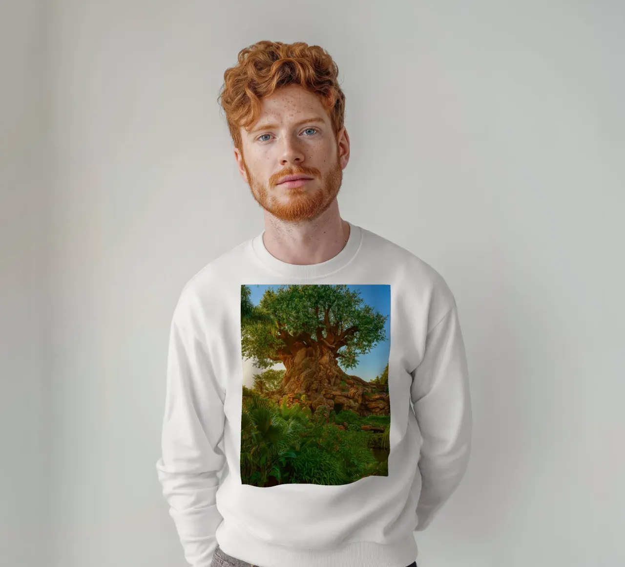 vecchio albero nella foresta felpa da tamarind