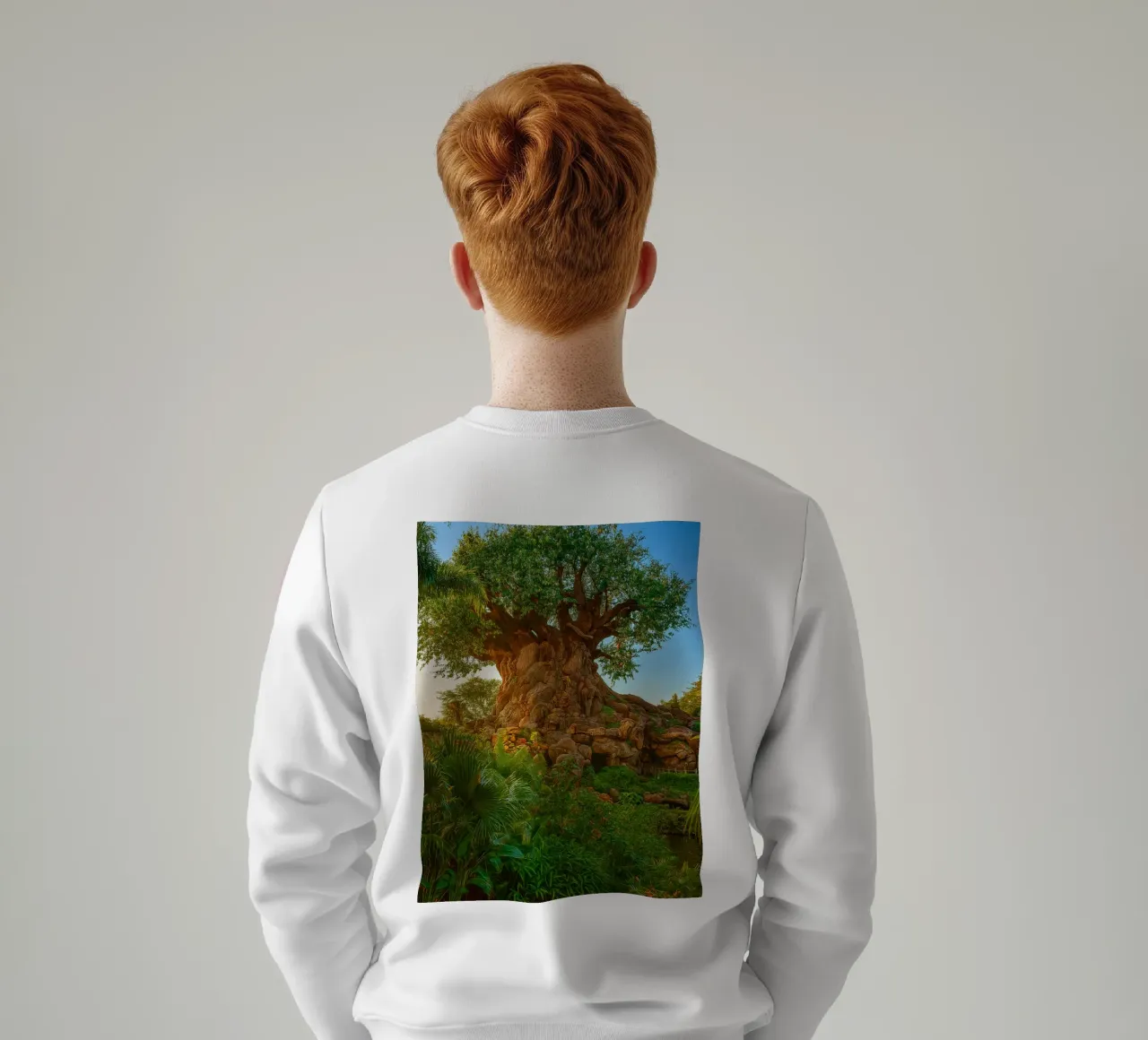 vecchio albero nella foresta felpa da tamarind