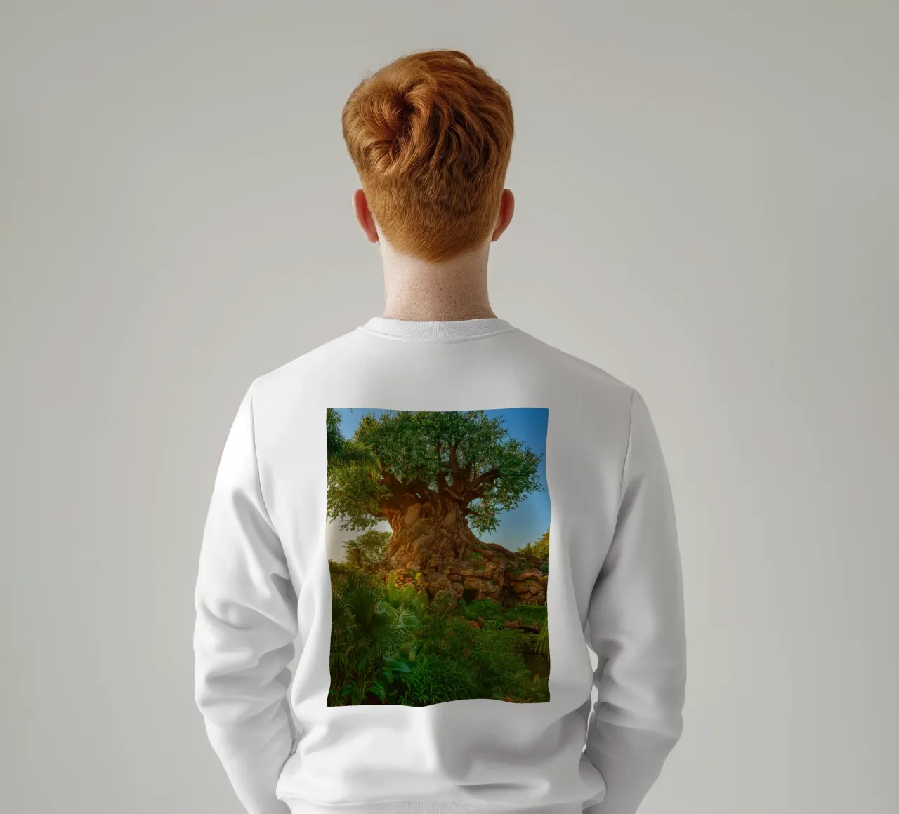 old tree in the forrest sweatshirt by tamarind