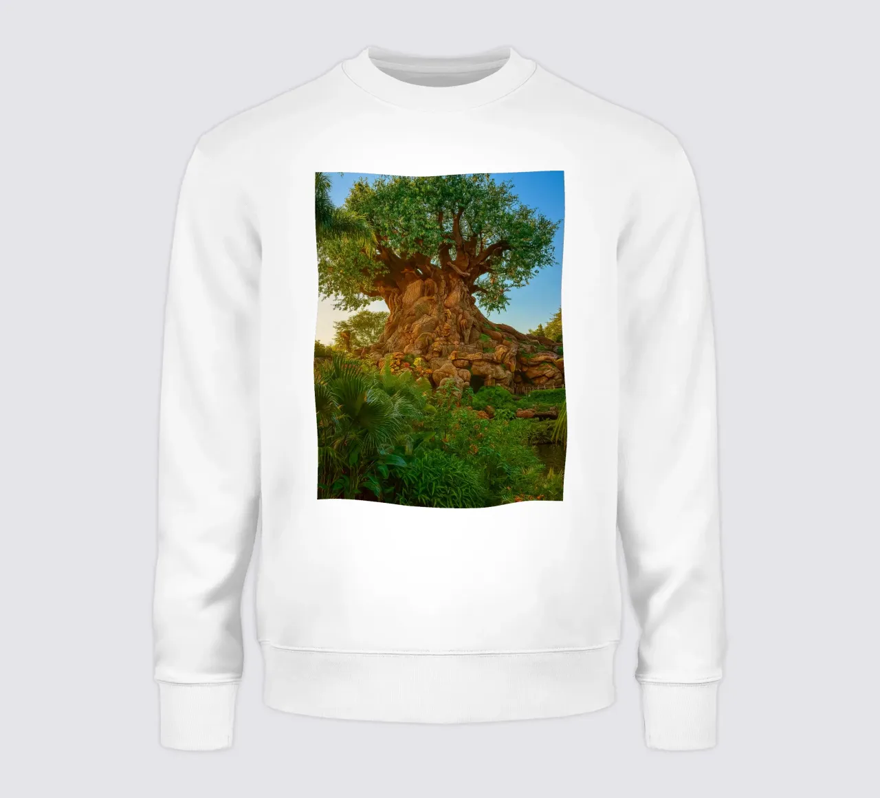 old tree in the forrest sweatshirt by tamarind
