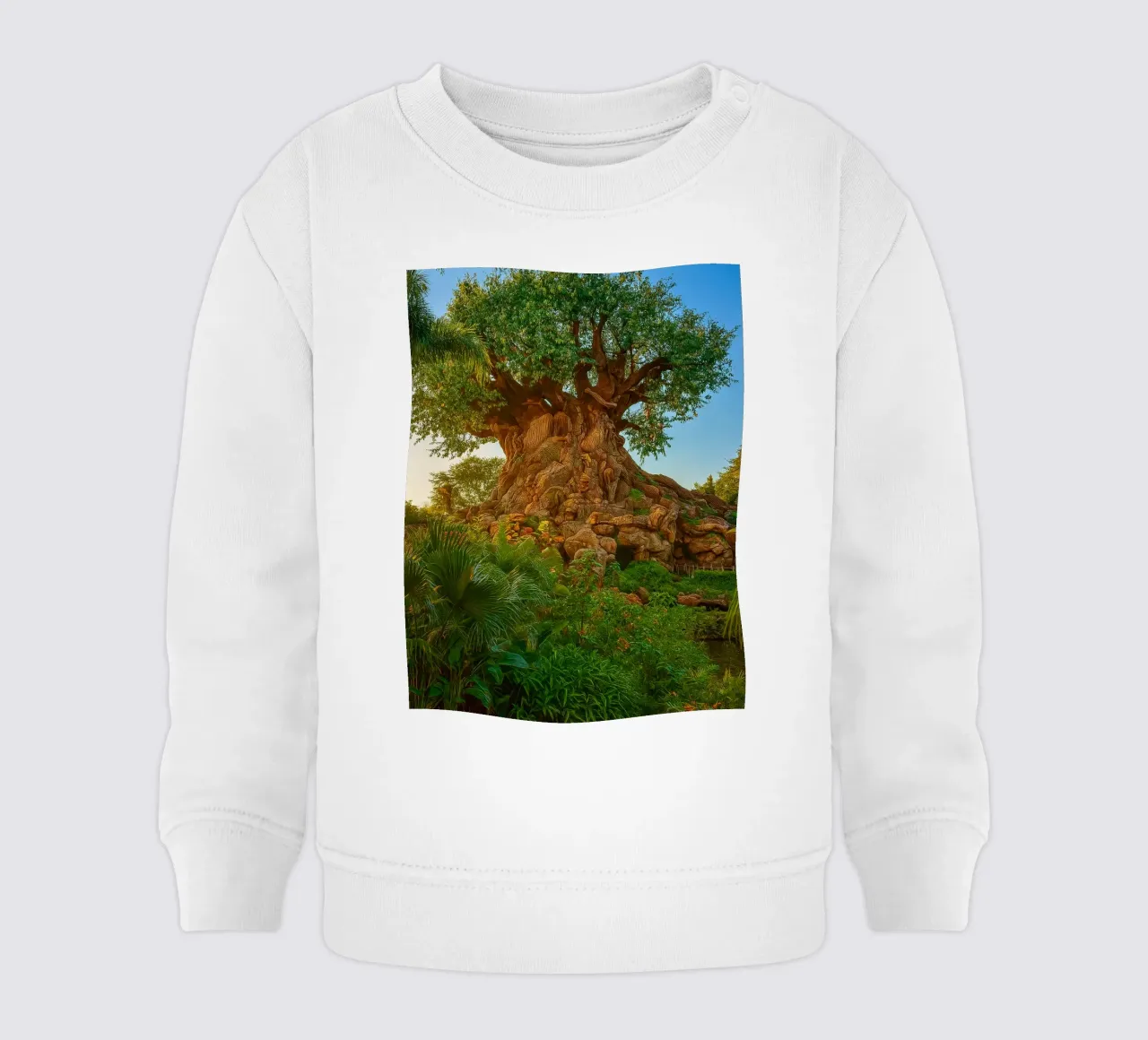 vecchio albero nella foresta felpa neonato da tamarind