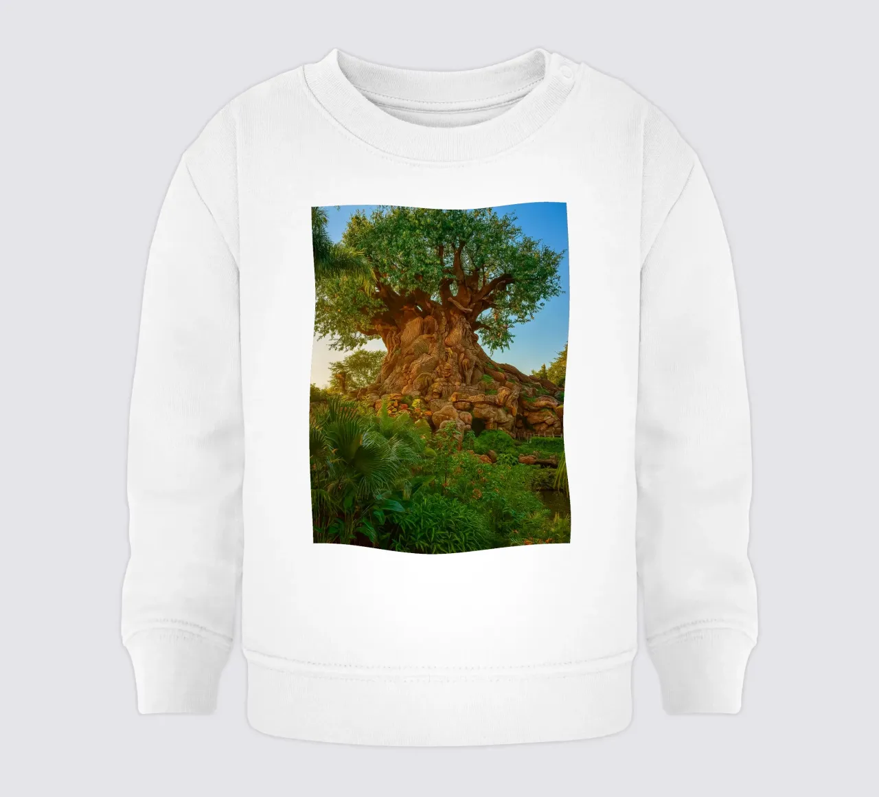 vecchio albero nella foresta felpa neonato da tamarind