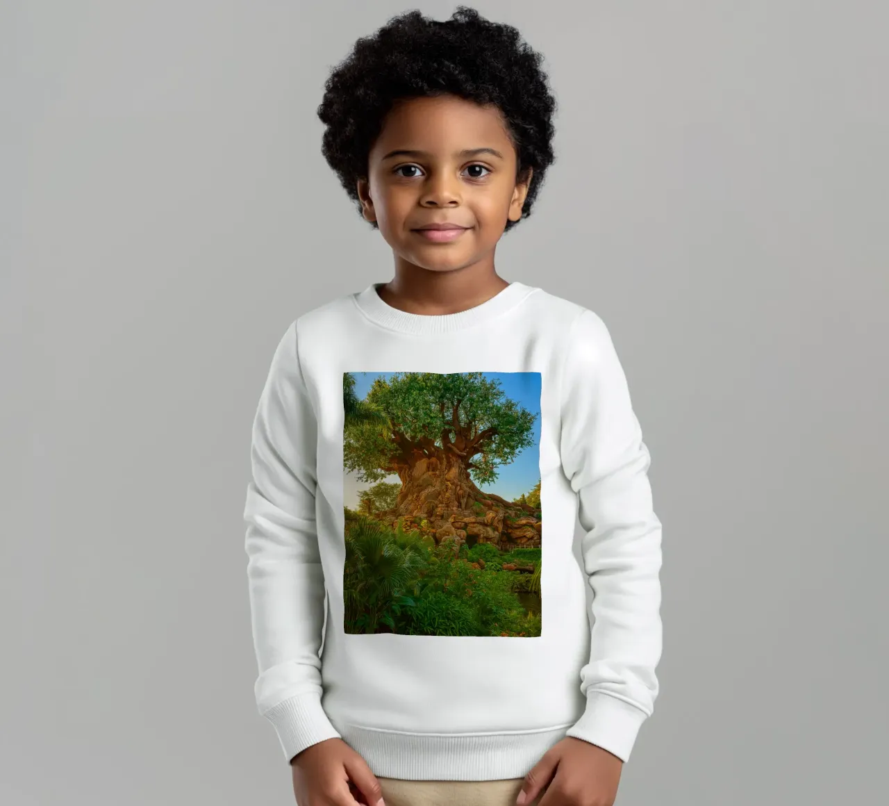 vecchio albero nella foresta felpa bambino da tamarind